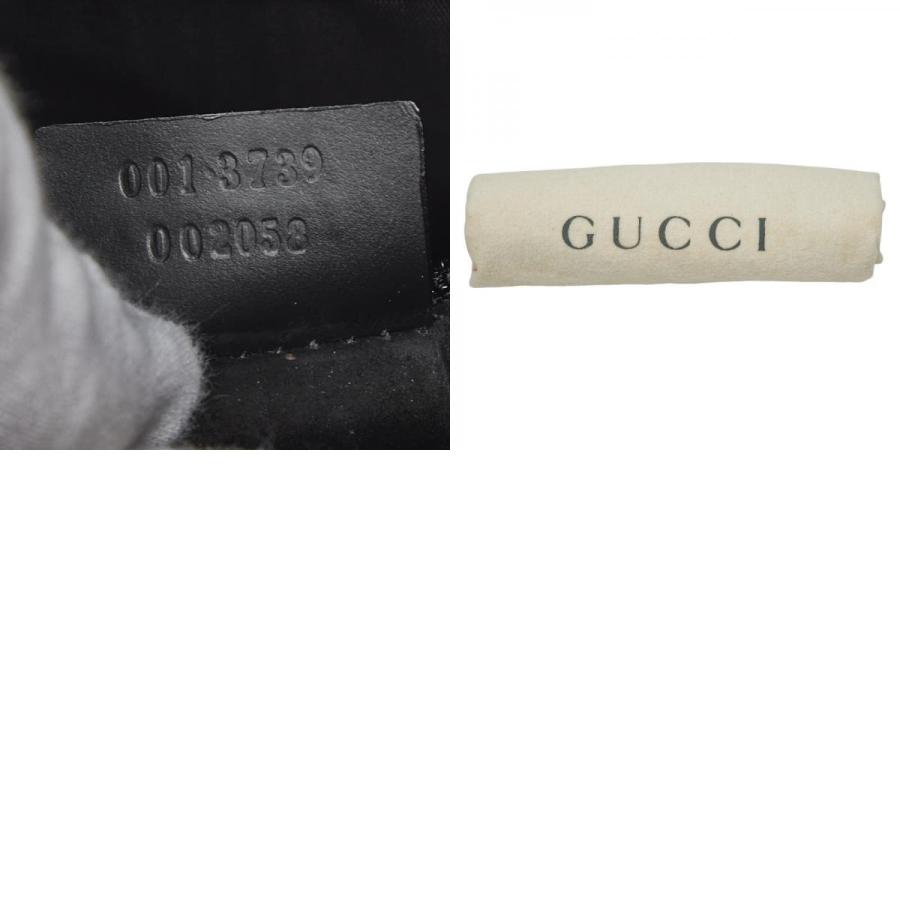 GUCCI（グッチ） バンブー ショルダーバッグ 001 3739 ブラック レッド