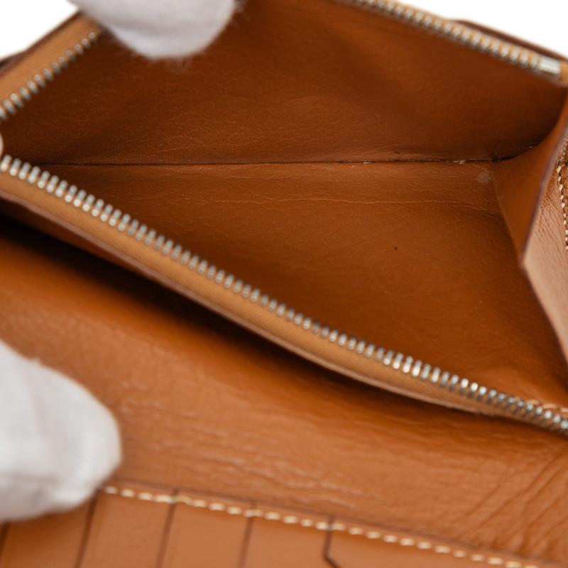 HERMES（エルメス） ジュラ 二つ折り財布 ブラウン シェーブル
