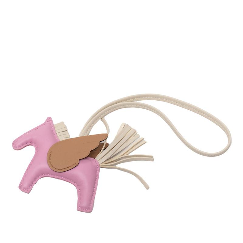 HERMES エルメス ロデオ　ペガサス　PM チャーム ピンク系 アニョーミロ HERMES（エルメス） ロデオペガサスPM バッグチャーム キーホルダー