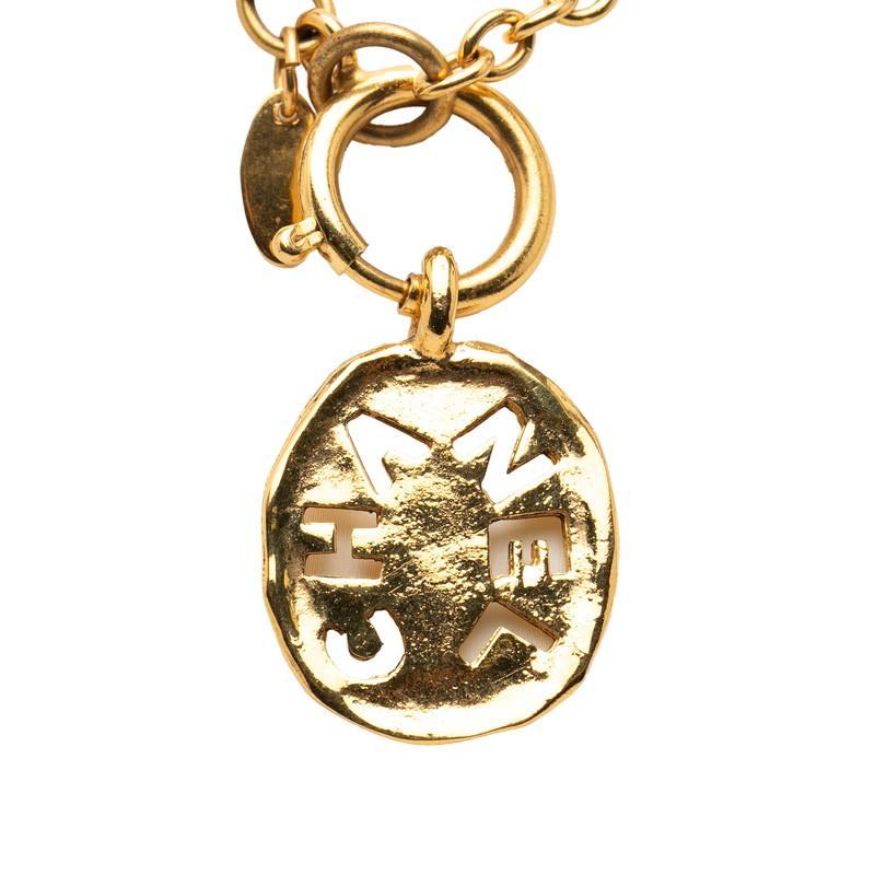 CHANEL（シャネル） ロゴ ネックレス ゴールド メッキ レディース 