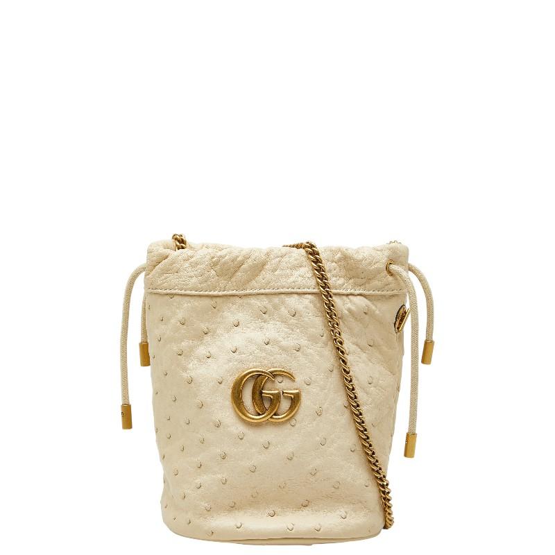 GUCCI（グッチ） GGマーモント ミニバケット チェーン ショルダー 