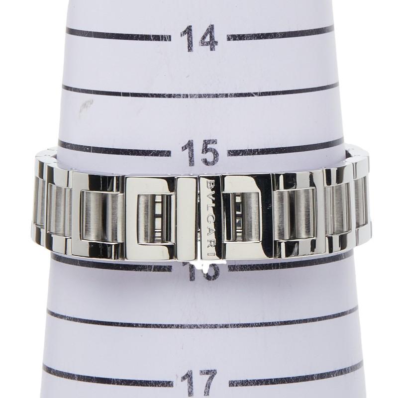 ブルガリ レッタンゴロ  RT39S クォーツ レディース 【中古】 BVLGARI（ブルガリ） レッタンゴロ 腕時計 RT39S クオーツ ホワイト