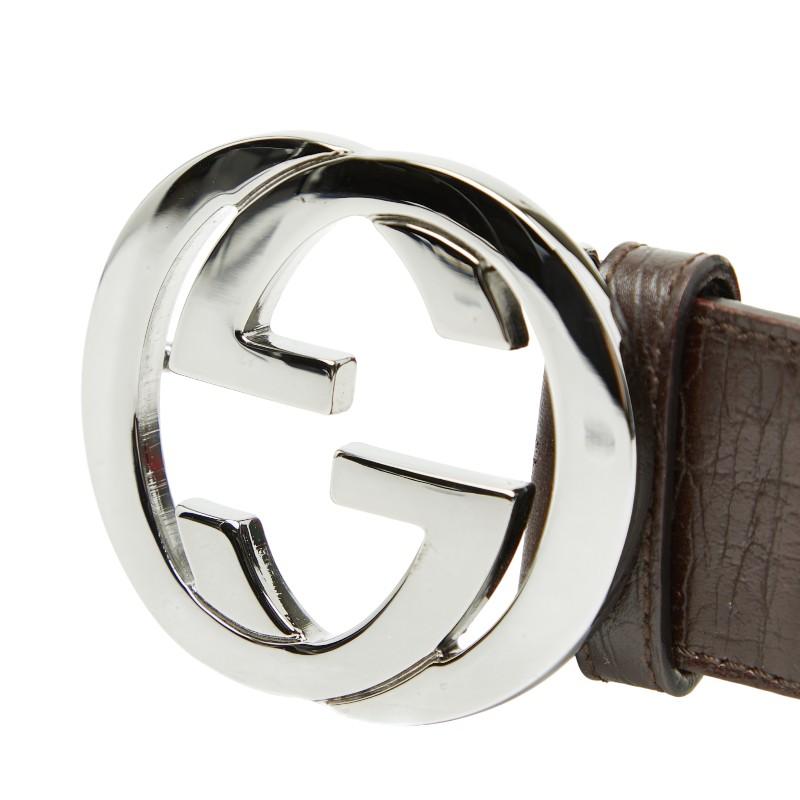 GUCCI（グッチ） インターロッキングG シェリーライン ベルト サイズ