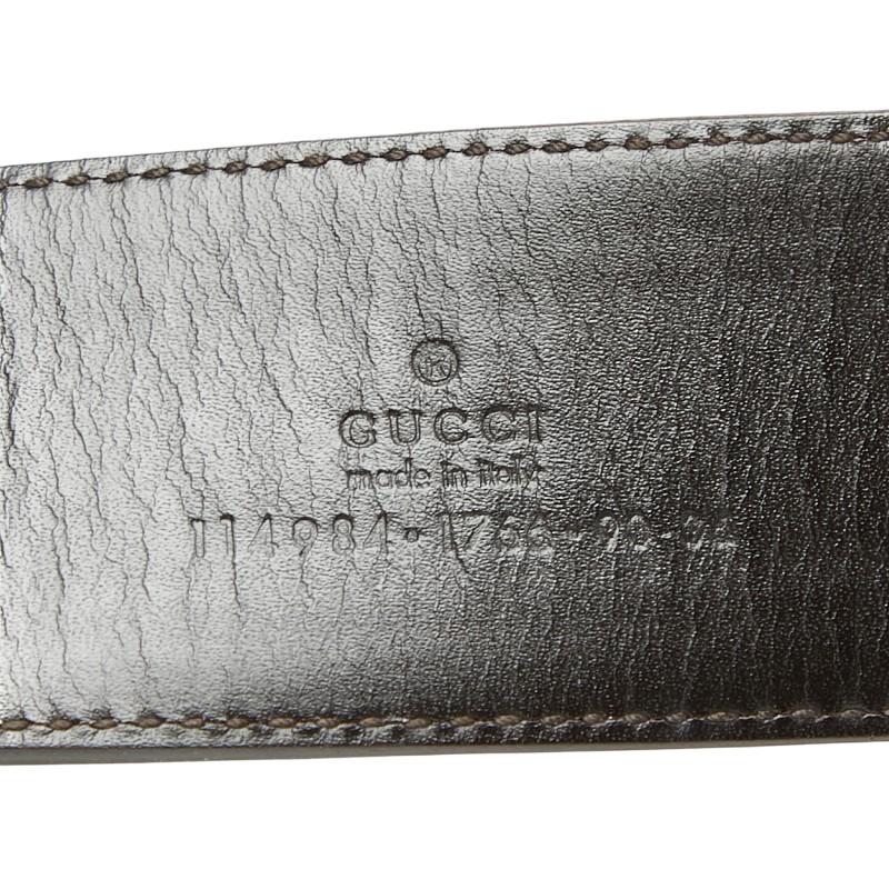 GUCCI（グッチ） インターロッキングG シェリーライン ベルト サイズ