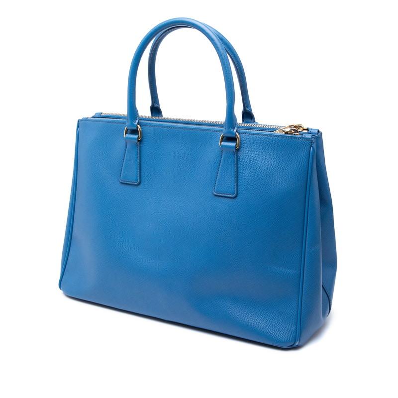 現行品✨ プラダ ガレリア 三角プレート ビジネスバッグ トートバッグ A4◎ PRADA（プラダ） 三角ロゴプレート ガレリア トートバッグ