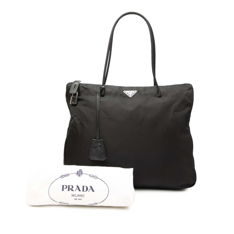 PRADA（プラダ） テスート 三角ロゴプレート ハンドバッグ トート