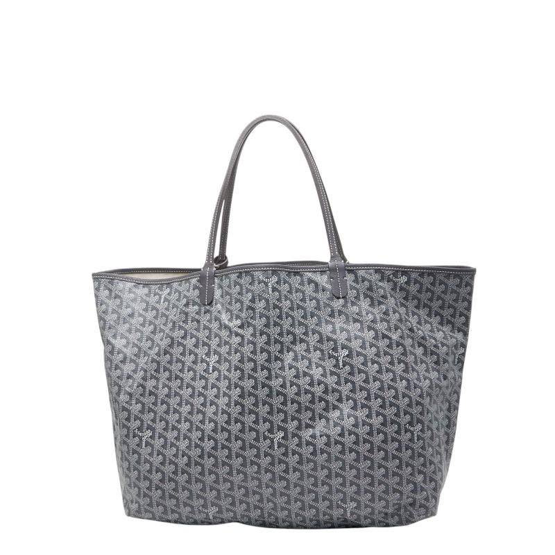 美品　ゴヤール　サンルイGM グレー GOYARD（ゴヤール） サンルイGM トートバッグ ハンドバッグ グレー PVC