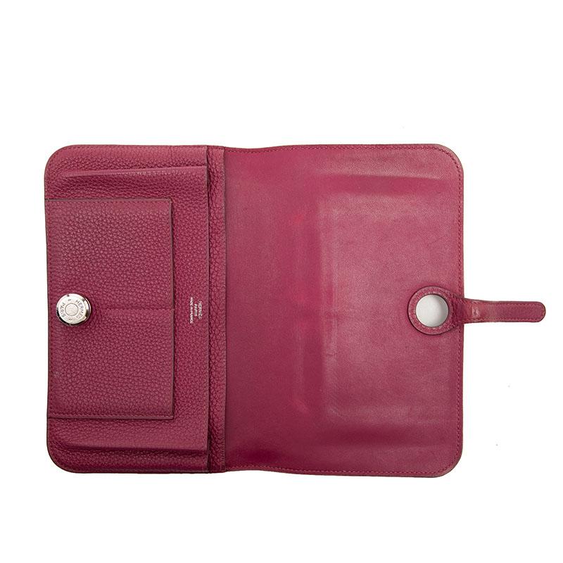 エルメス HERMES 長財布 ドゴンGM トゴ トスカ×エトゥープ ユニセックス 送料無料【中古】 h31758a HERMES エルメス 長財布 ドゴンロング エトープ (エトゥープ) トゴ