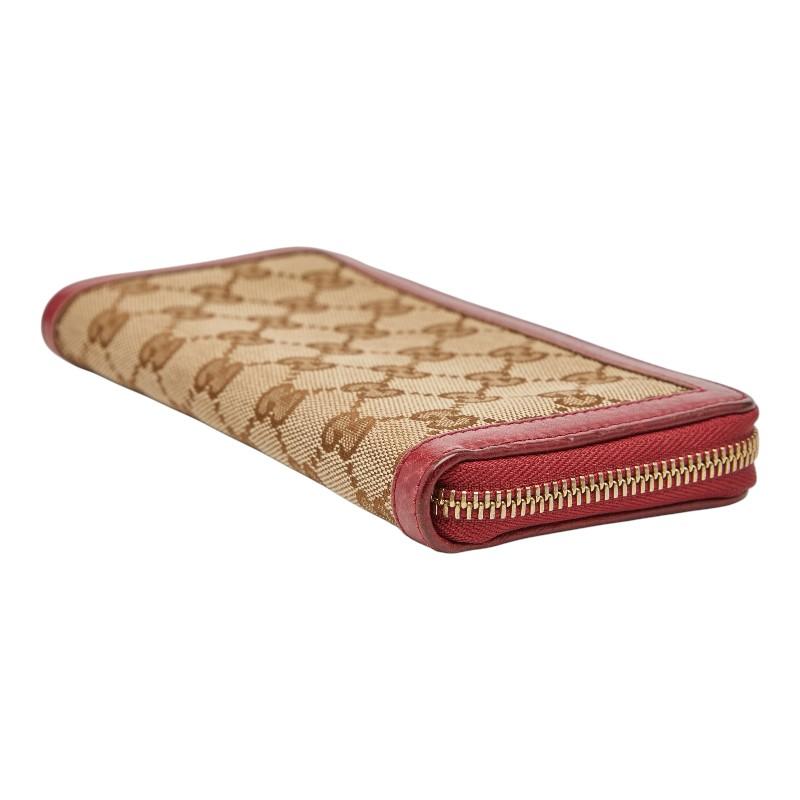 GUCCI（グッチ） GGキャンバス バンブー 長財布 306616 ブラウン