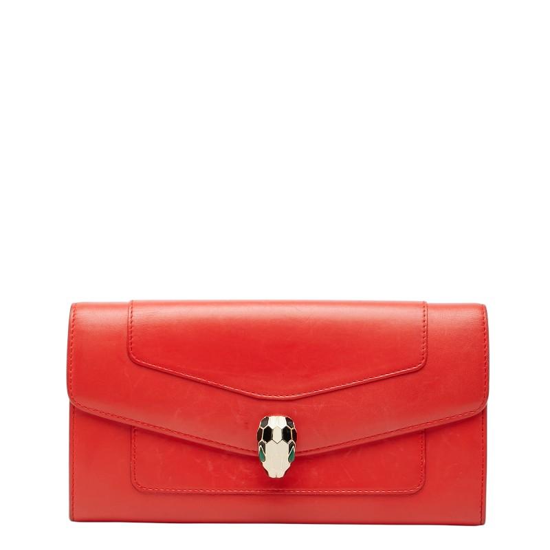 ブルガリ セルペンティ フォーエバー 長財布 EL M14 38765 レザー レディース BVLGARI 【1-0256134】 BVLGARI（ブルガリ） セルペンティ フォーエバー 長財布 EL M14 38765