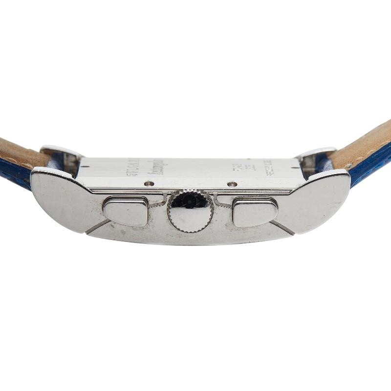 BVLGARI（ブルガリ） レッタンゴロ クロコ型押し 腕時計 RTC49S 