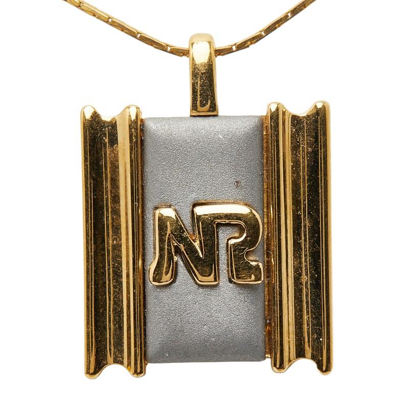 ニナリッチ ロゴ ネックレス ゴールド メッキ レディース NINA RICCI