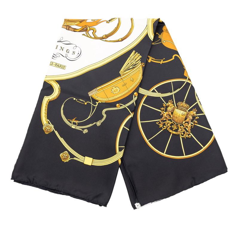HERMES（エルメス） カレ90 SPRINGS スプリングス 馬車柄 スカーフ