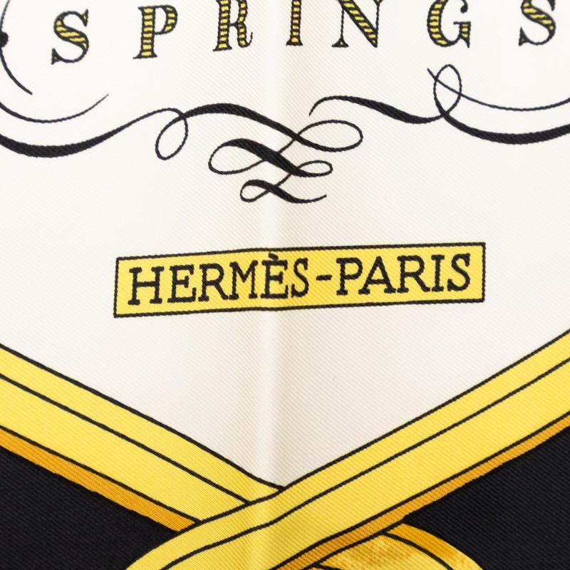 HERMES（エルメス） カレ90 SPRINGS スプリングス 馬車柄 スカーフ