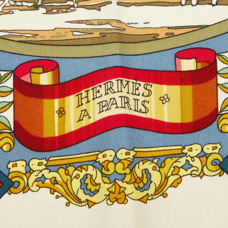 HERMES（エルメス） カレ90 L'ENTENTE CORDIALE 仏英同盟 スカーフ