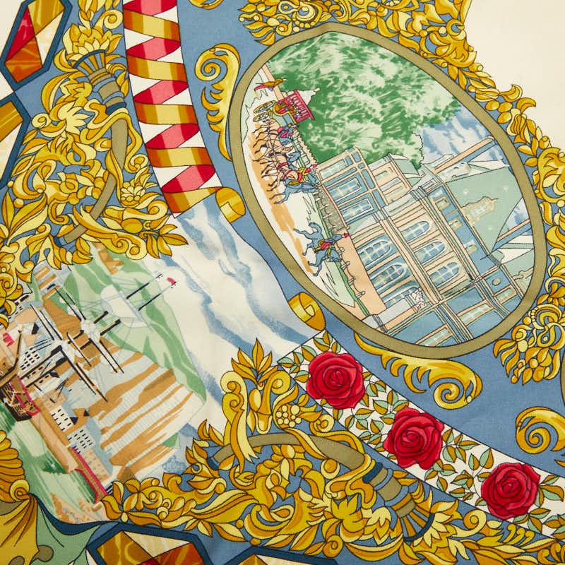 HERMES（エルメス） カレ90 L'ENTENTE CORDIALE 仏英同盟 スカーフ