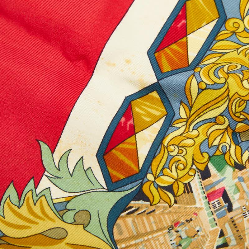 HERMES（エルメス） カレ90 L'ENTENTE CORDIALE 仏英同盟 スカーフ