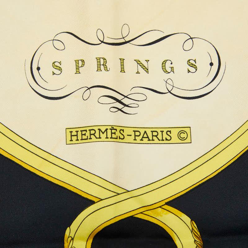 HERMES（エルメス） カレ90 SPRINGS スプリングス 馬車柄 スカーフ