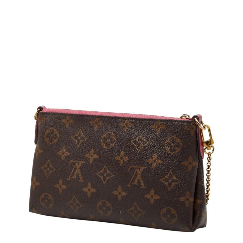 本物 ルイヴィトン LOUIS VUITTON LV ロッキー BB モノグラム 2WAY ショルダーバッグ ハンドバッグ ブラウン ローズプードル M44080 ビトン バッグ 中古 LOUIS VUITTON（ルイ・ヴィトン） 本物 LOUIS VUITTON LV ロッキー BB