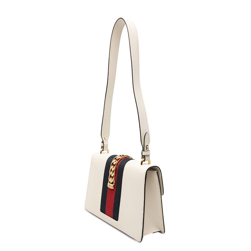 グッチ シェリーライン シルヴィ ハンドバッグ ショルダーバッグ 2WAY 421882 レザー レディース GUCCI 【1-0256457】 GUCCI（グッチ） シェリーライン シルヴィ ハンドバッグ ショルダー