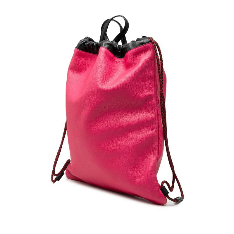 新品 袋付きGUCCI ロゴ プリント ドローストリング バックパック
