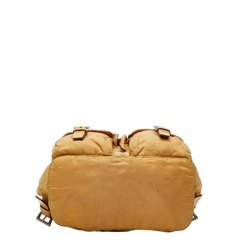 PRADA プラダ リュック ゴールドチェーン ナイロン 三角ロゴプレート PRADA（プラダ） 三角ロゴプレート リュック バックパック 1BZ811