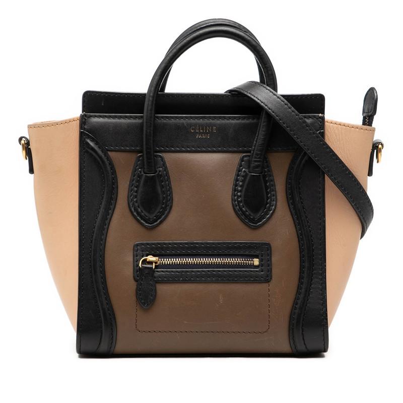CELINE（セリーヌ） ラゲージ ナノショッパー トリコロール 