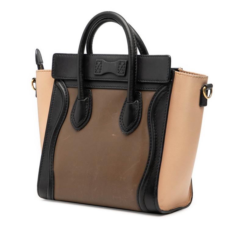 CELINE（セリーヌ） ラゲージ ナノショッパー トリコロール 