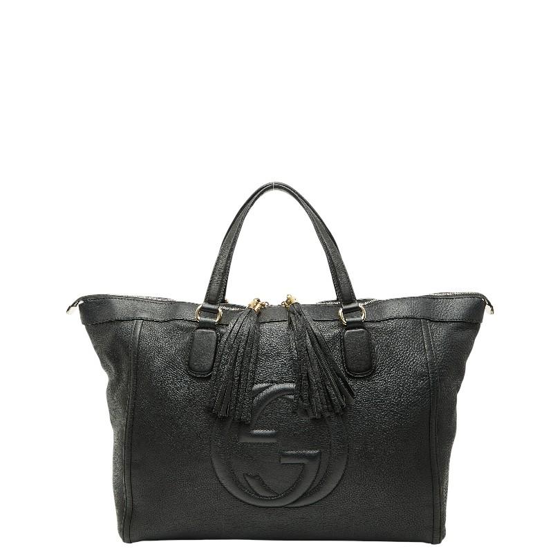 GUCCI（グッチ） ソーホー タッセル トートバッグ 282306 ブラック 