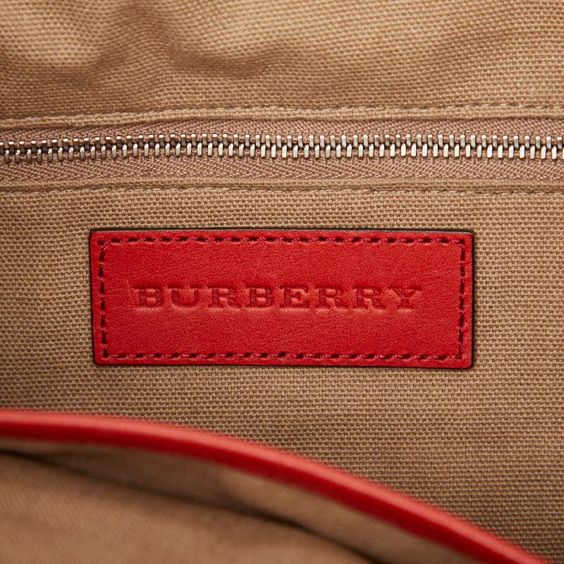 BURBERRY（バーバリー） ハンドバッグ ショルダーバッグ 2WAY レッド