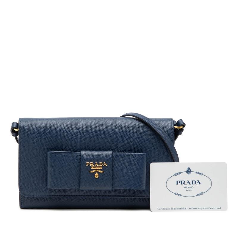 PRADA（プラダ） リボン ショルダーバッグ ショルダーウォレット