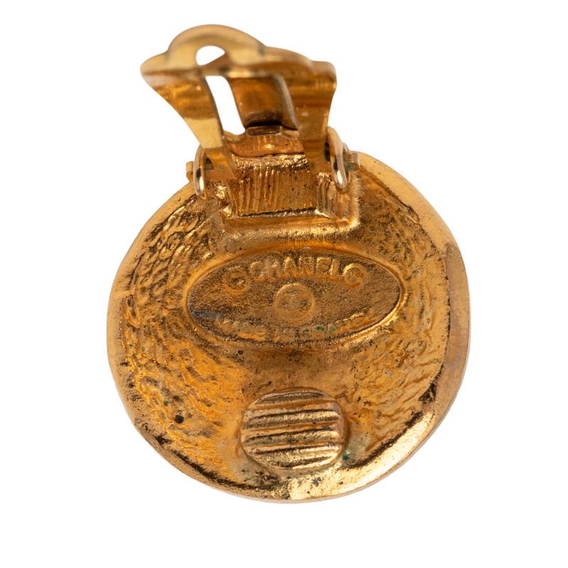 シャネル CHANEL カンボン ココマーク イヤリング GP ゴールド 31.RUE CAMBON ヴィンテージ 　メッキレディース　アクセサリー美品　人気 CHANEL（シャネル） ヴィンテージ 31 RUE CAMBON ル カンボン ロゴ