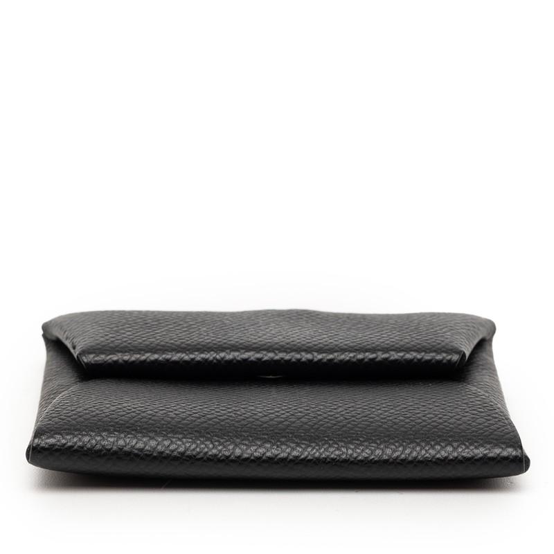 エルメス バスティア ヴォーエプソン ケース 小銭入れ C刻印 2018年 HERMES（エルメス） バスティア コインケース 小銭入れ ブラック