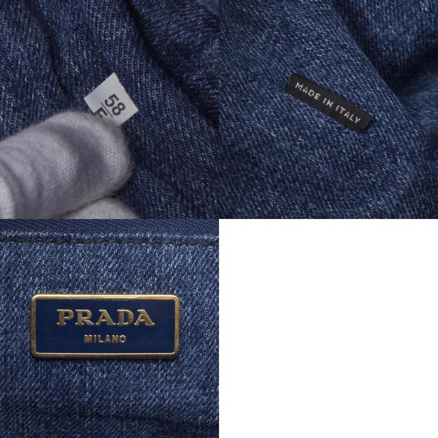 PRADA（プラダ） 三角ロゴプレート カナパ M ハンドバッグ トート