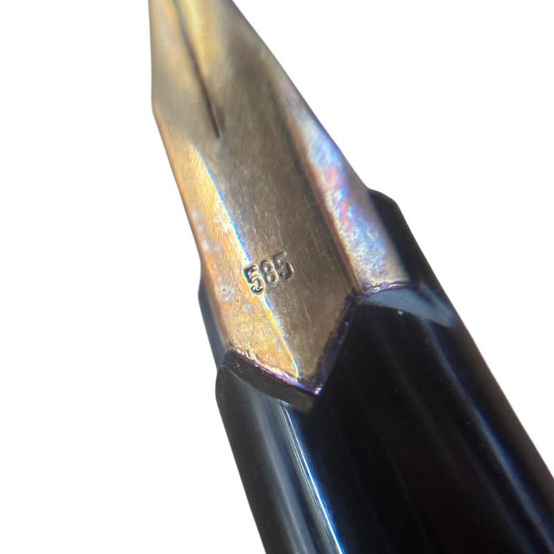 MONTBLANC（モンブラン） - 万年筆 ペン先585 221 ブラック ゴールド