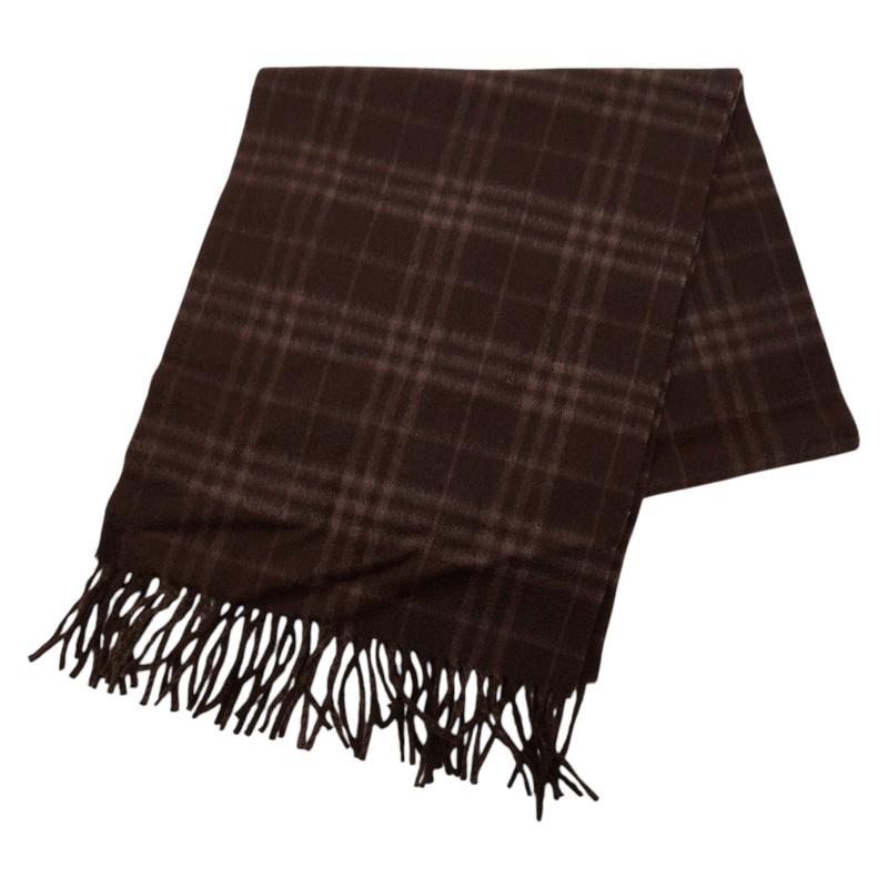 BURBERRY（バーバリー） チェック マフラー ブラウン カシミヤ