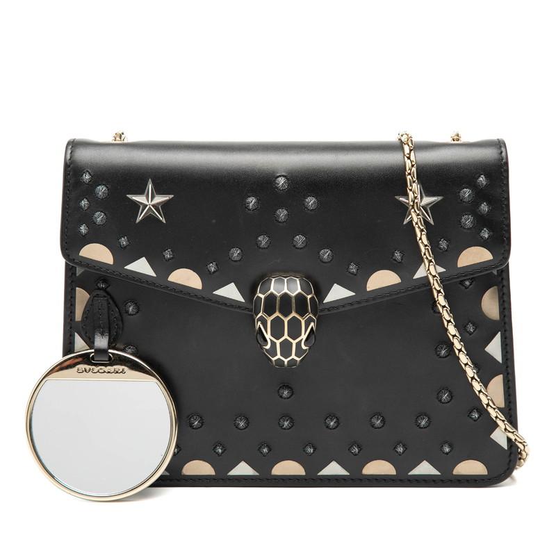 BVLGARI（ブルガリ） セルペンティ スタッズ チェーンショルダーバッグ 