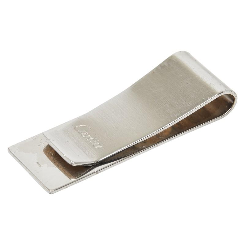 Cartier（カルティエ） マネークリップ シルバー メタル メンズ 【中古
