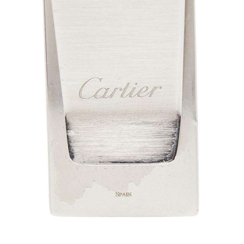 Cartier（カルティエ） マネークリップ シルバー メタル メンズ 【中古