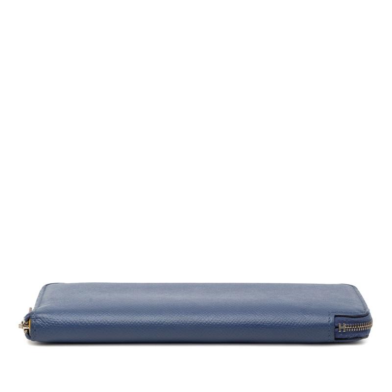HERMES（エルメス） アザップロング シルクイン 長財布 ブルー系 