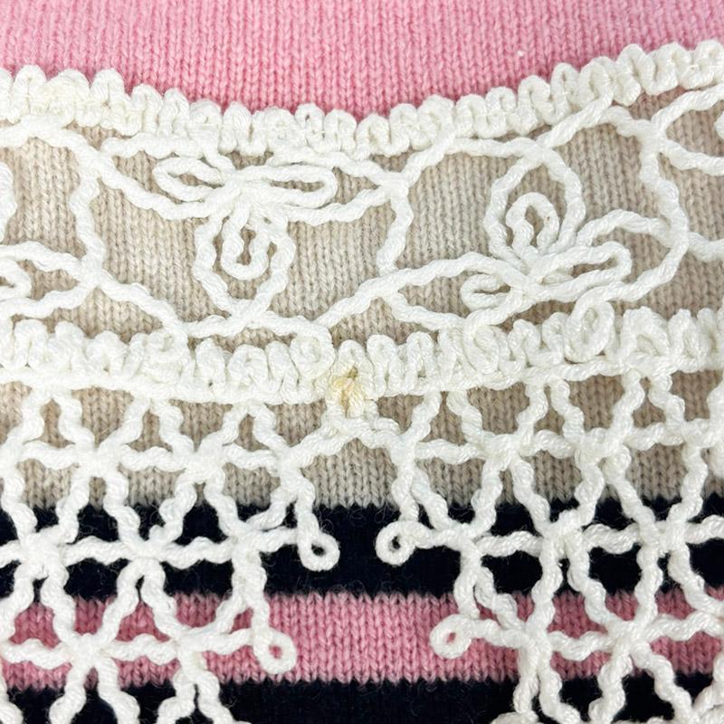 CHANEL シャネル ココマーク ノースリーブ ニットワンピース サイズ38 CHANEL（シャネル） ココボタン ノースリーブ ニット ワンピース