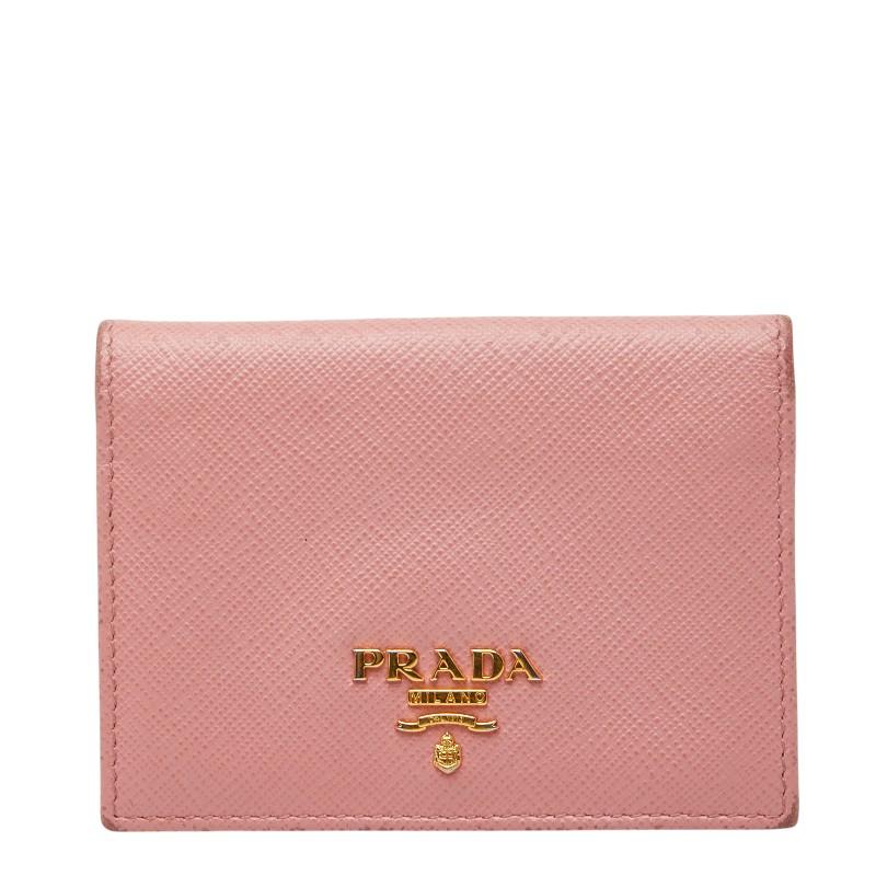 PRADA（プラダ） カードケース パスケース ピンク サフィアーノレザー
