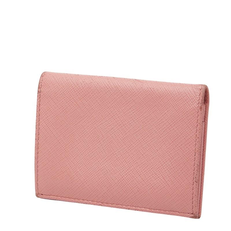 PRADA（プラダ） カードケース パスケース ピンク サフィアーノレザー