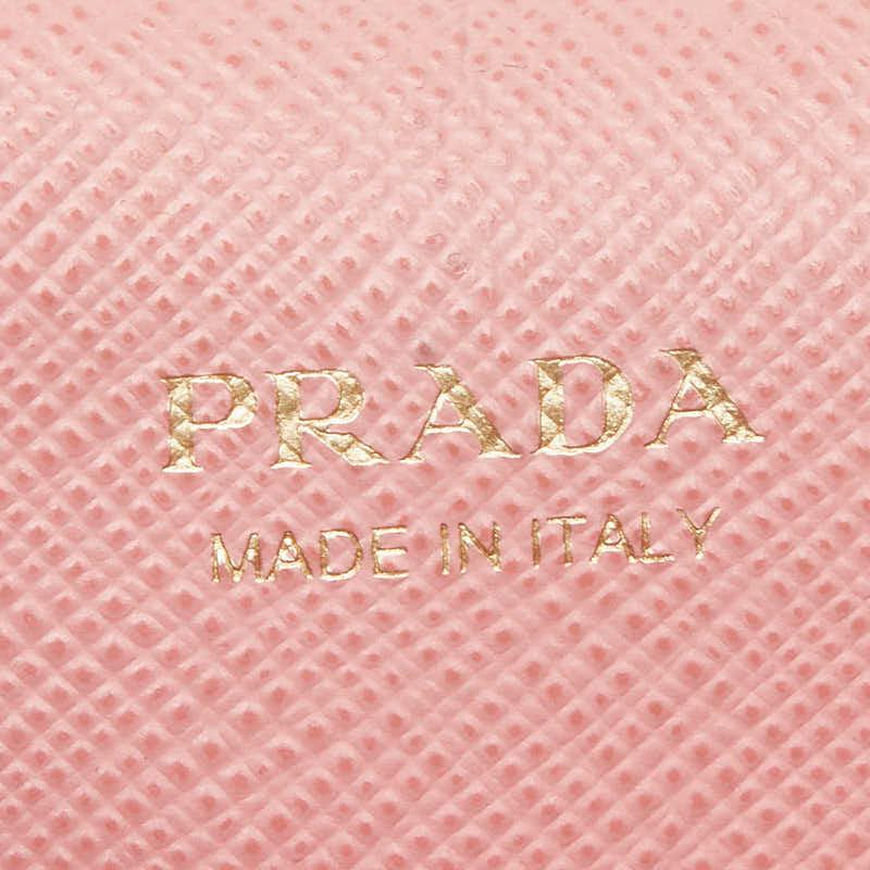PRADA（プラダ） カードケース パスケース ピンク サフィアーノレザー