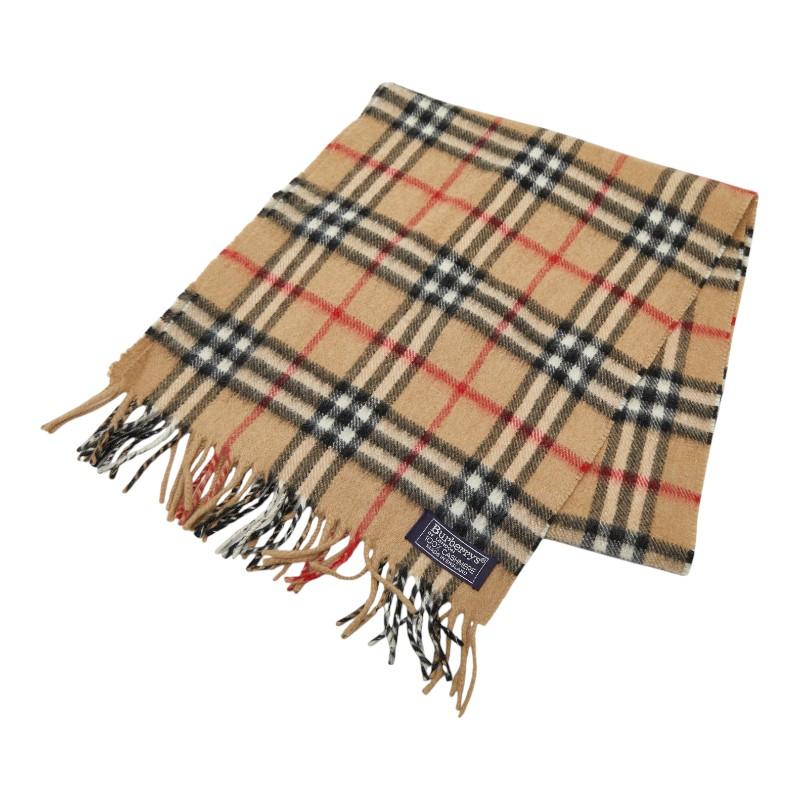 BURBERRY カシミヤ マフラー ノバチェック レディース メンズ ベージュ BURBERRY（バーバリー） ノバチェック マフラー ベージュ カシミヤ