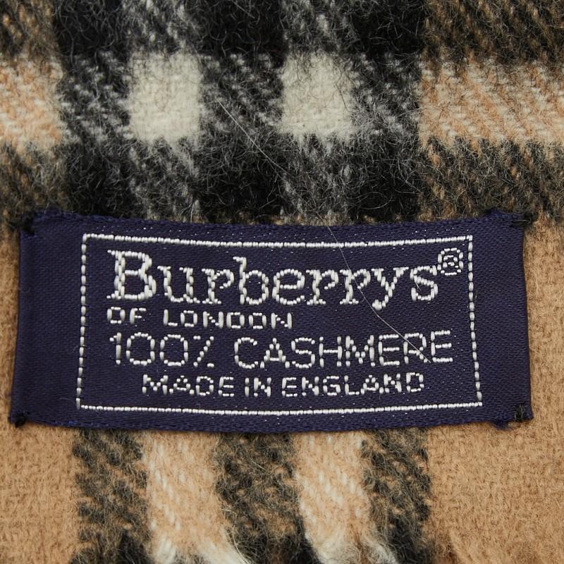 BURBERRY（バーバリー） ノバチェック マフラー ベージュ カシミヤ