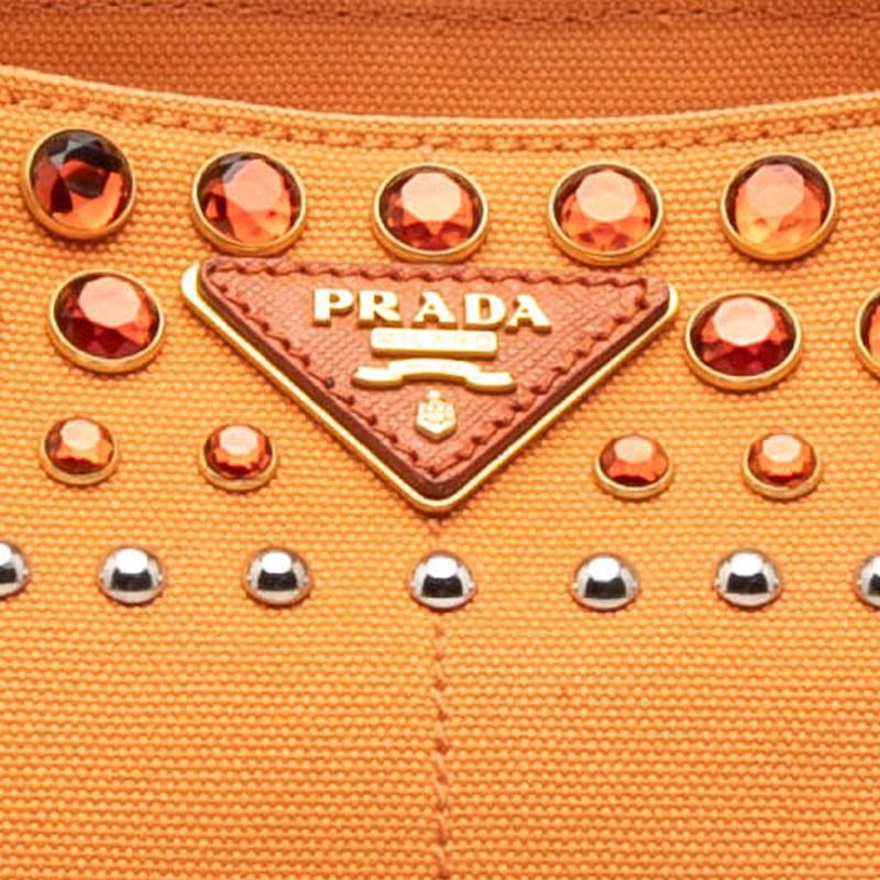 PRADA（プラダ） 三角ロゴプレート カナパM ハンドバッグ トートバッグ 