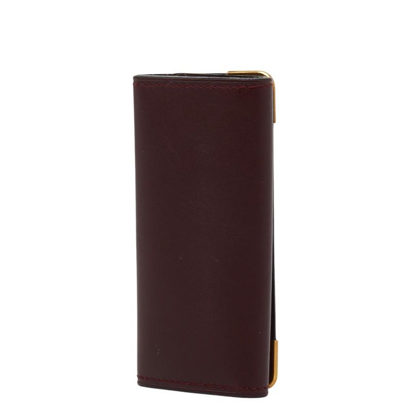 Cartier（カルティエ） マストライン キーケース 4連 ワインレッド 