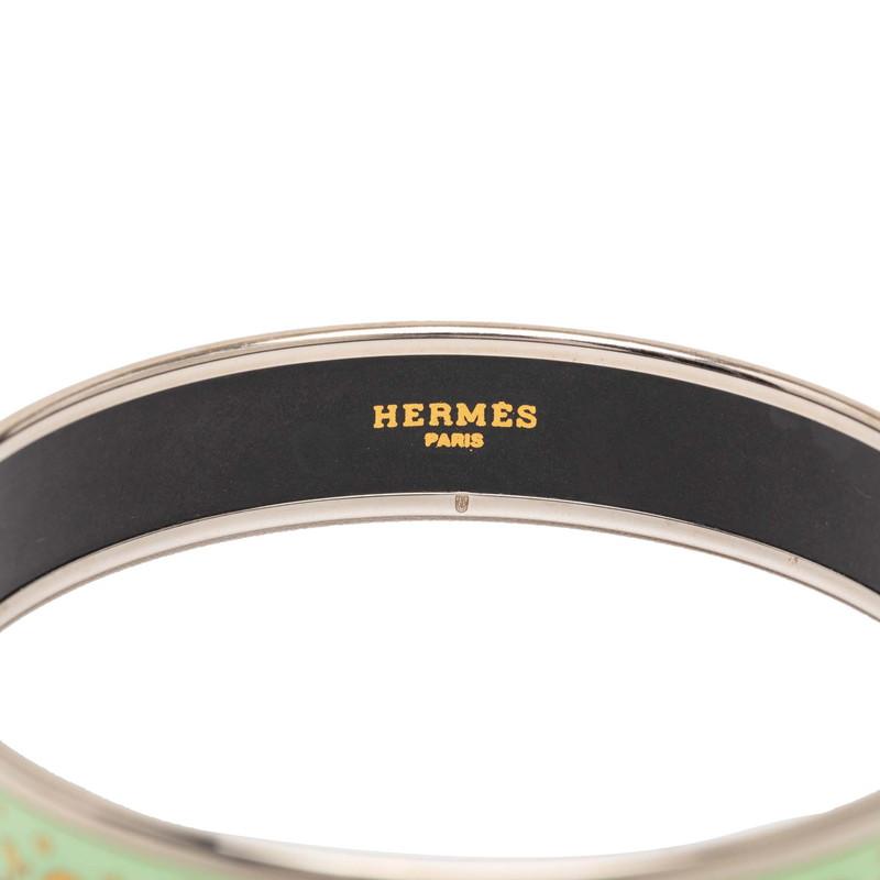 HERMES（エルメス） エマイユMM 七宝焼き 月 星 モチーフ バングル 