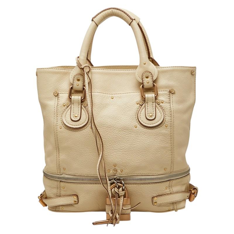 Chloe（クロエ） パディントン トートバッグ ハンドバッグ ホワイト